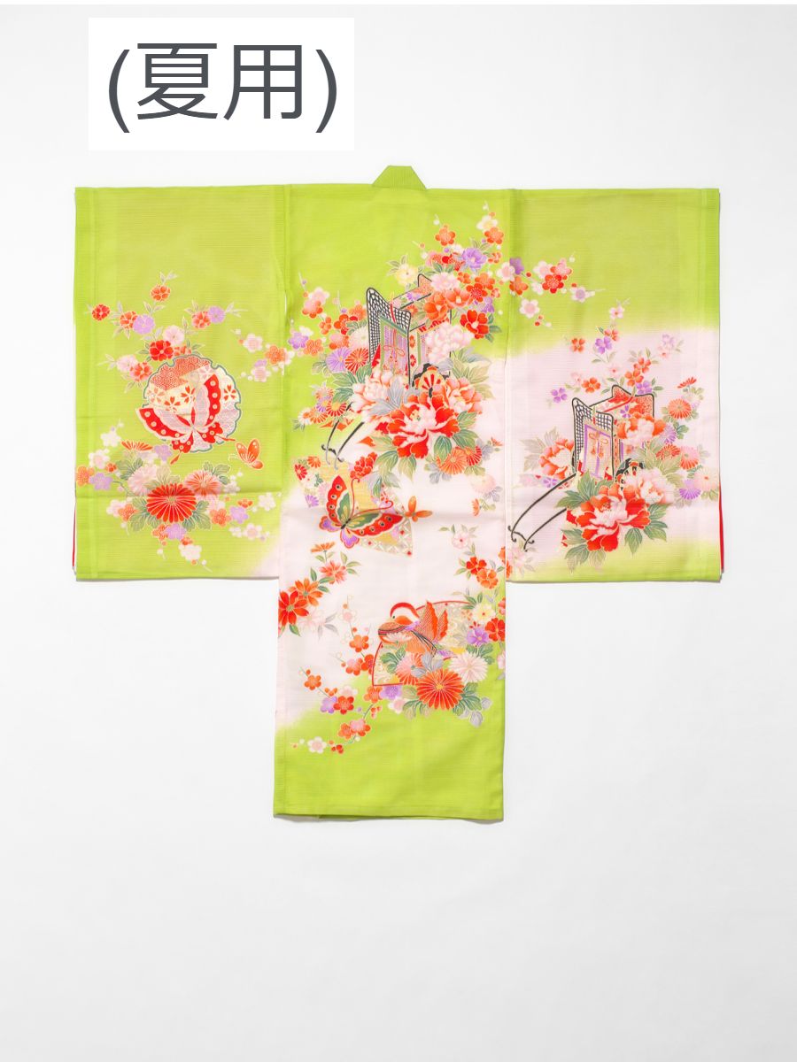 女の子のお宮参り撮影用着物衣装