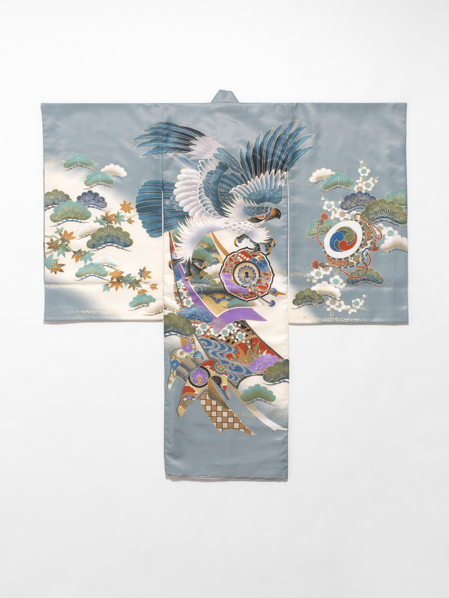 写真館品質の男の子お宮参り着物衣装【初着】