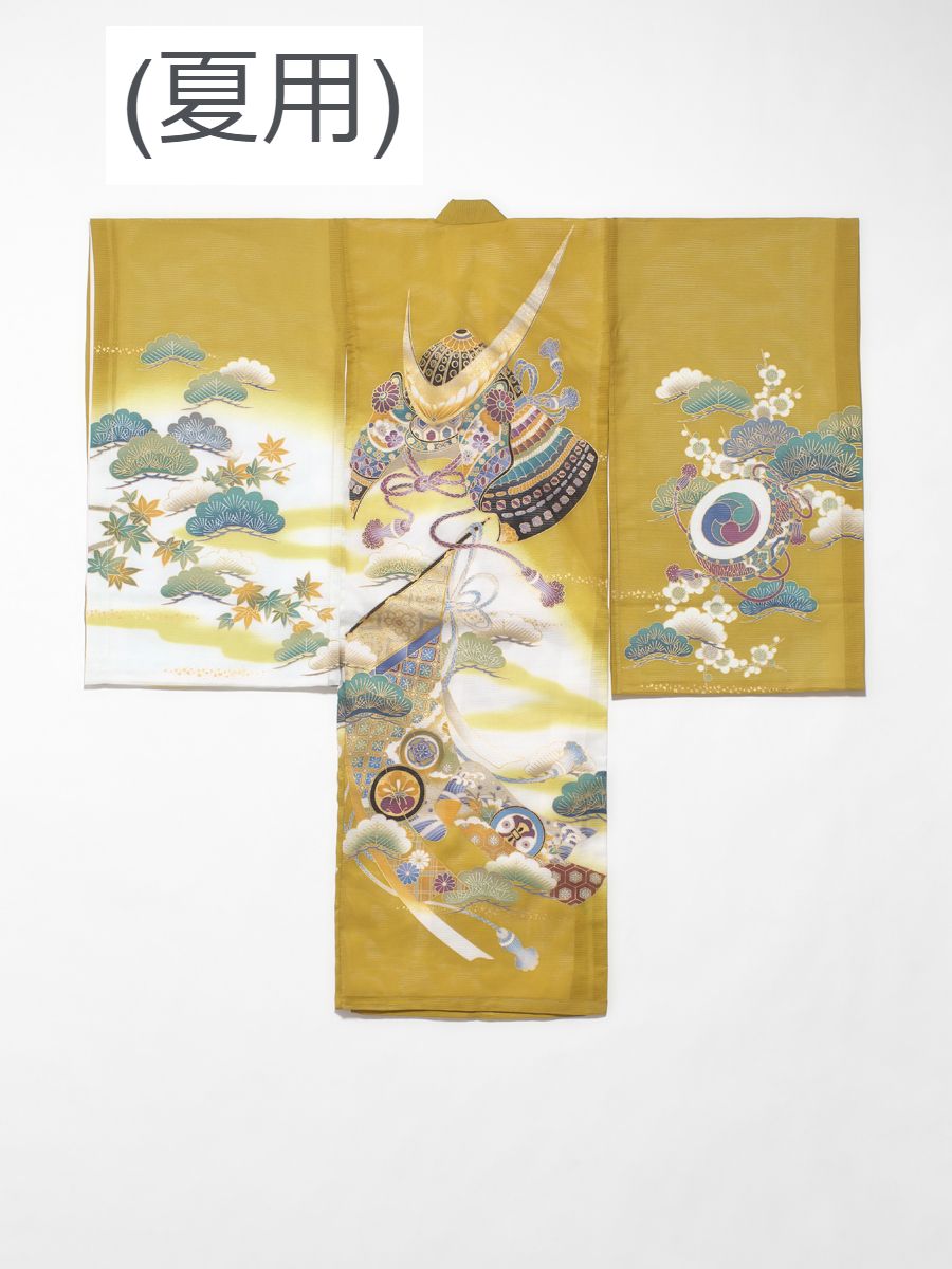 写真館で撮影するお宮参り―男の子着物衣装セット