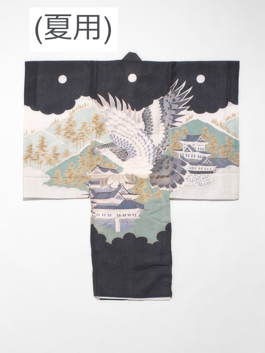 初着着物でお宮参り―男の子用写真館撮影衣装