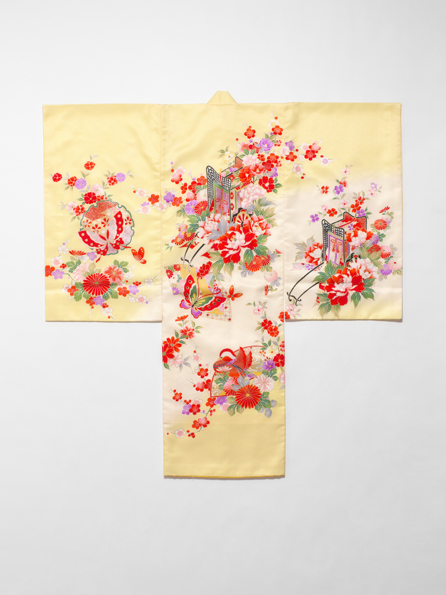 写真館撮影向け女の子用お宮参り着物衣装