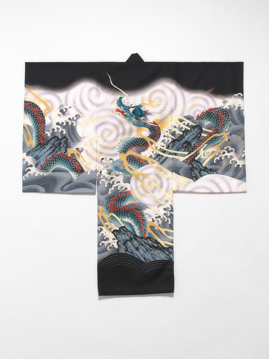 男の子のお宮参り初着着物―写真館撮影用衣装