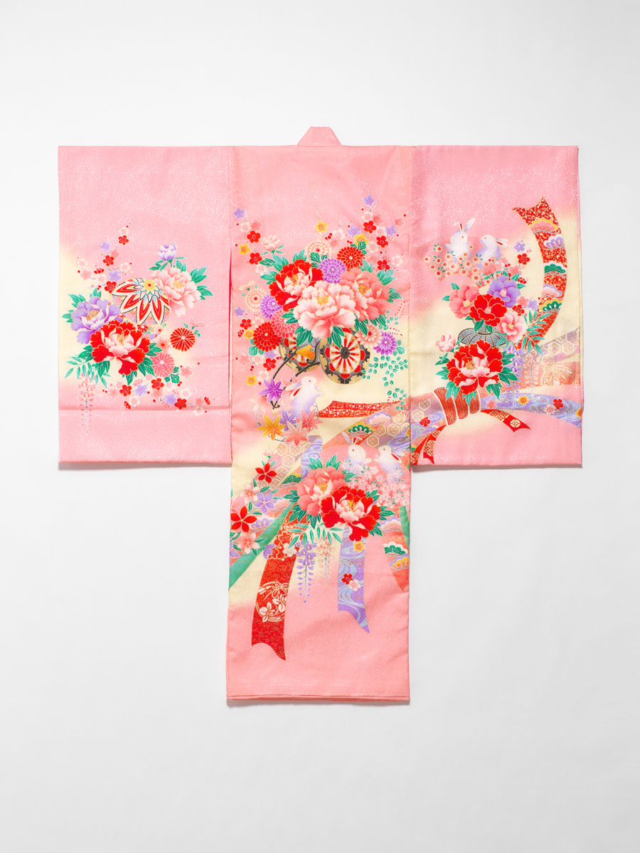 女の子お宮参り用着物衣装【初着・写真館撮影】