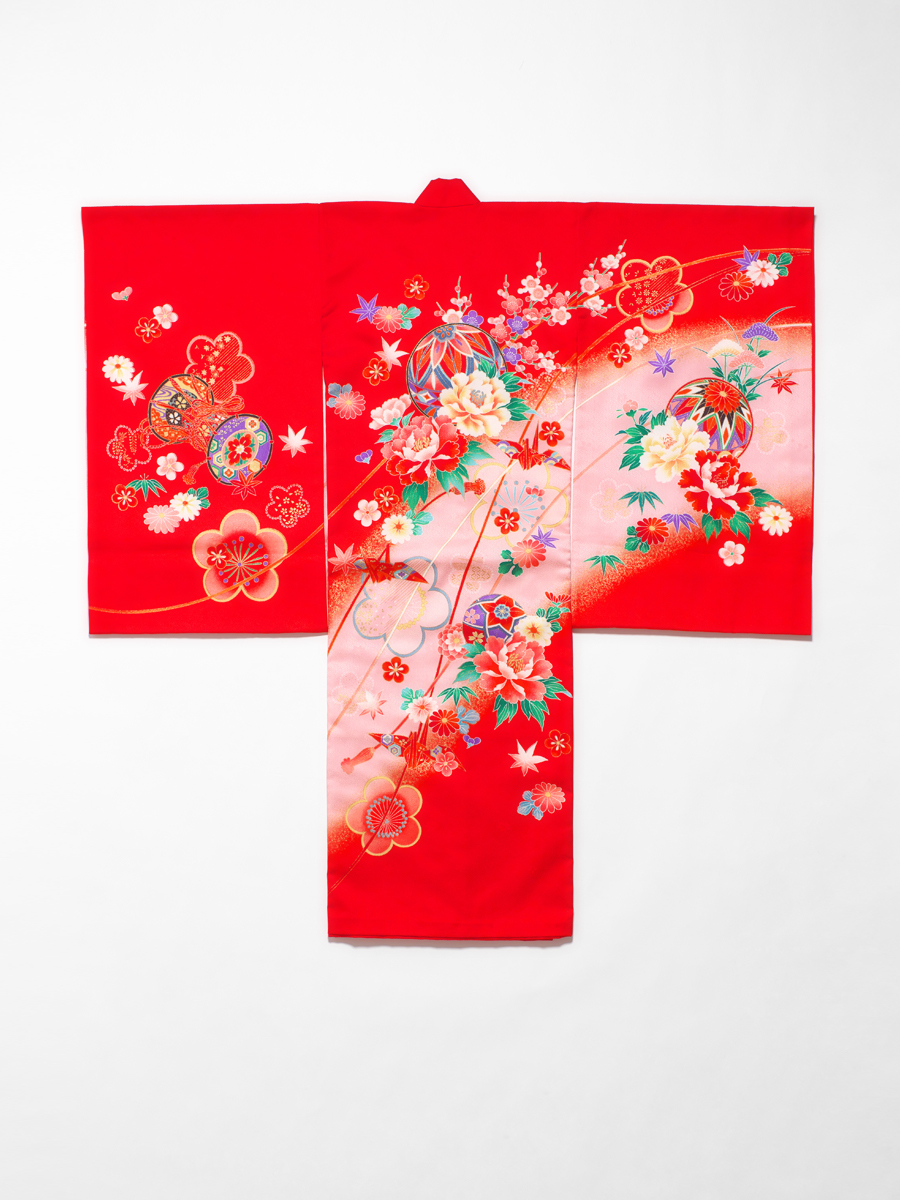 お宮参り写真館で使える女の子初着着物衣装