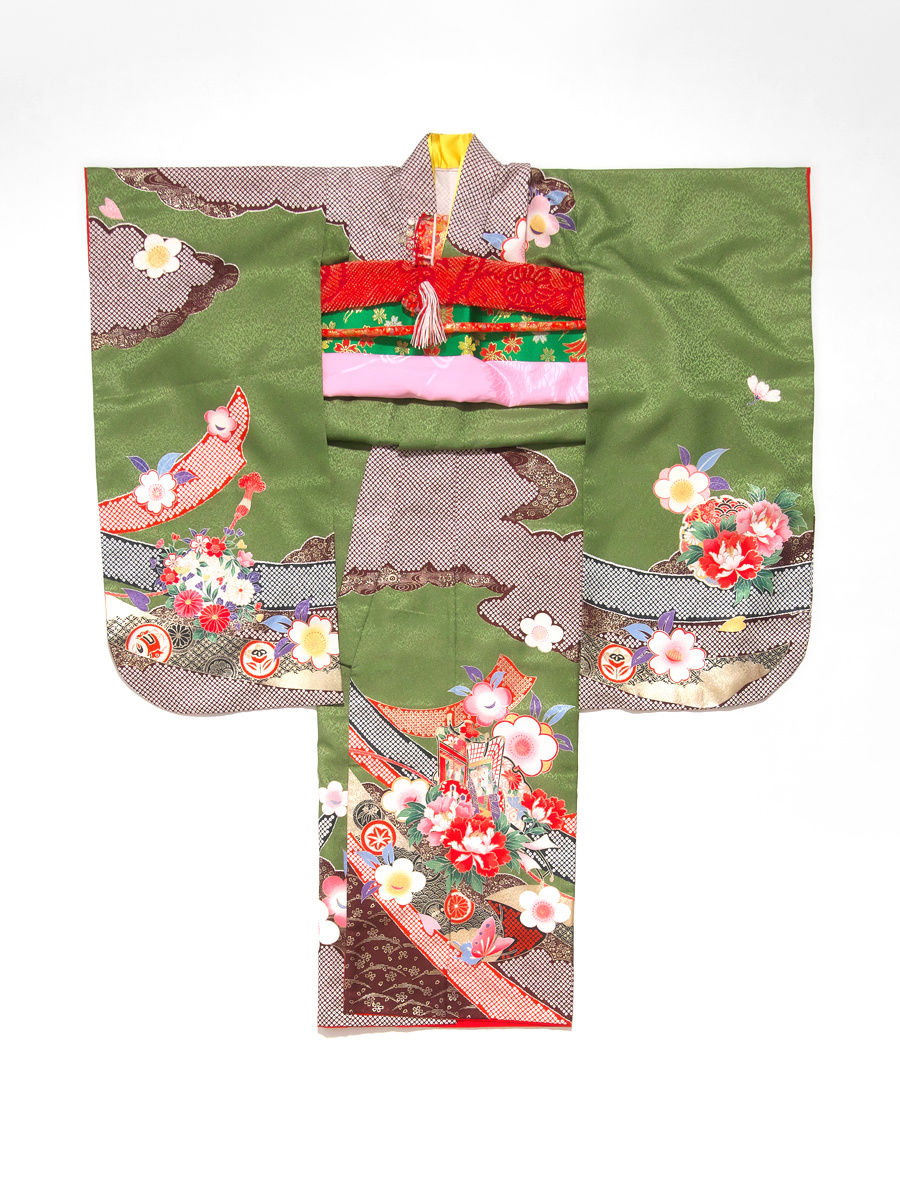 写真館で七五三7歳着物衣装撮影【千葉市】