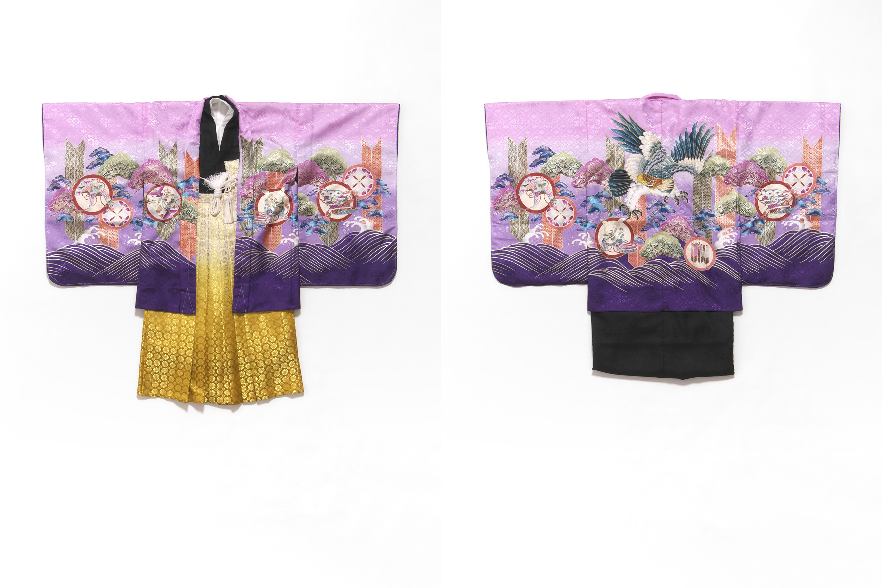 千葉市写真館で撮影する七五三5歳の伝統着物衣装