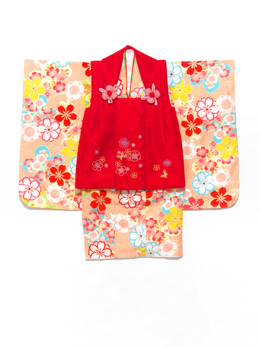 千葉市写真館で撮影する七五三3歳の着物衣装