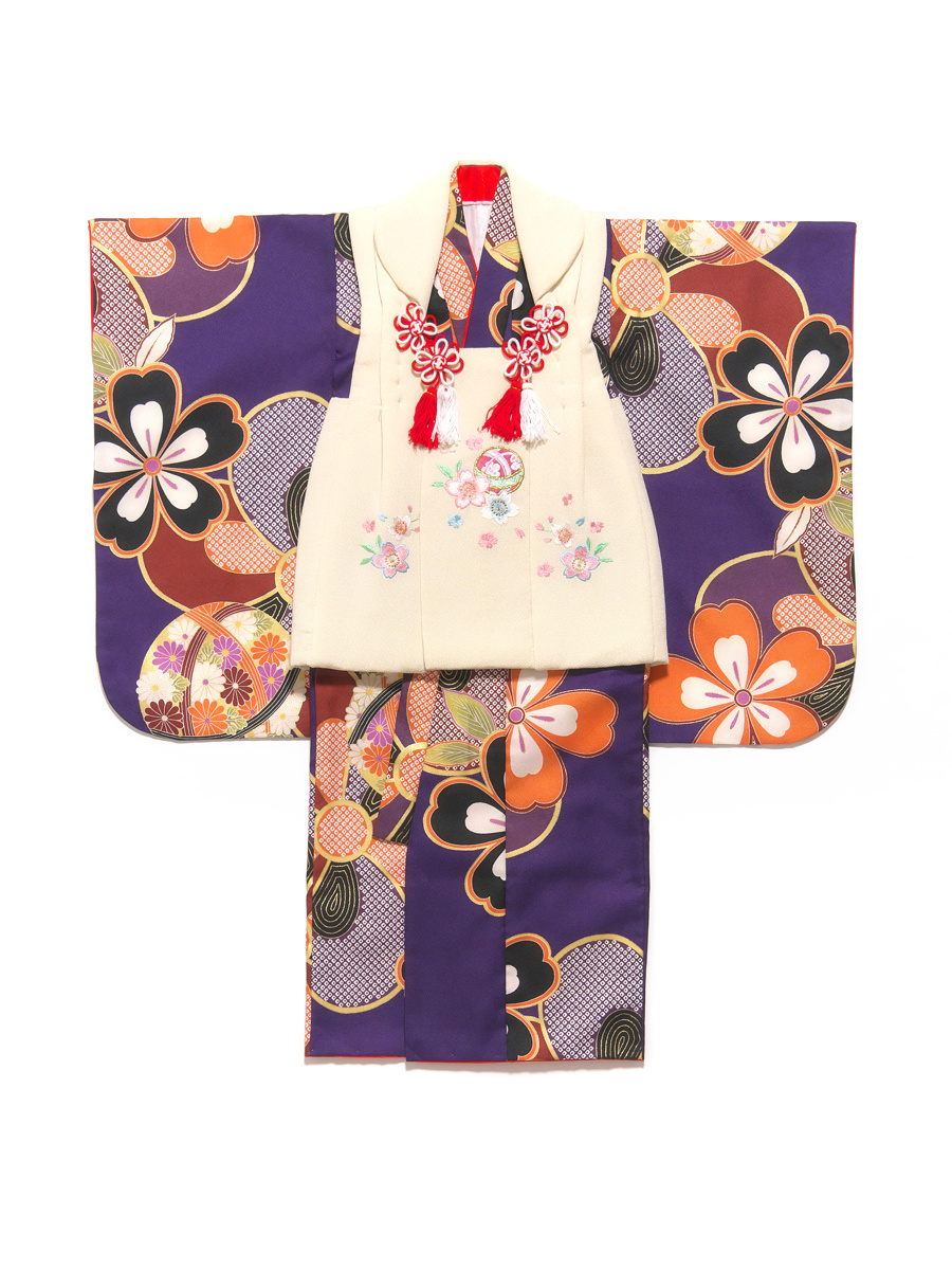 写真館撮影用七五三3歳向け着物衣装【千葉市】