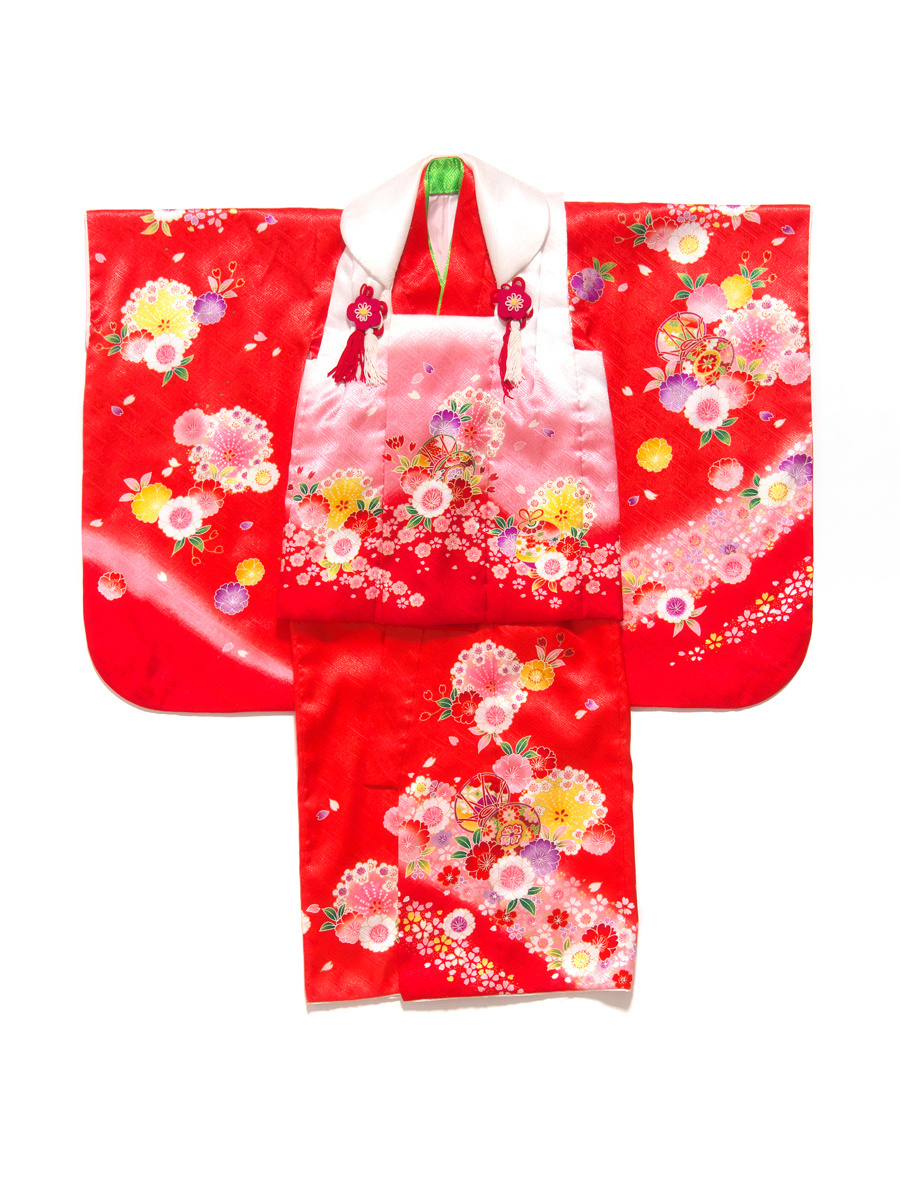 七五三3歳撮影用着物衣装【千葉市・写真館仕様】