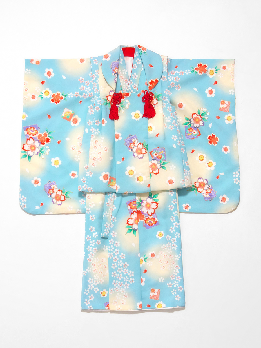 写真館で七五三3歳着物衣装撮影【千葉市】