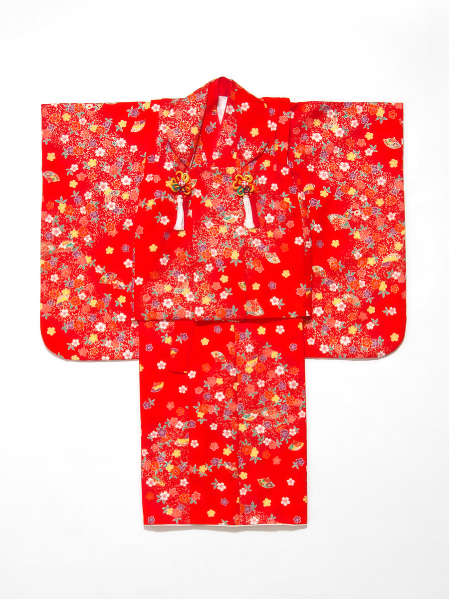 千葉市で七五三3歳の着物衣装撮影【写真館仕様】